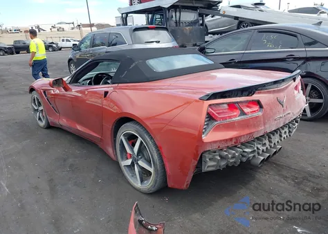2015 Chevrolet Corvette Stingray z USA, uszkodzony, nr VIN 1G1YF3D71F5111154